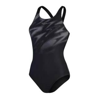 Speedo - "Hyper Boom" Badeanzug für Damen (Schwarz/Grau)