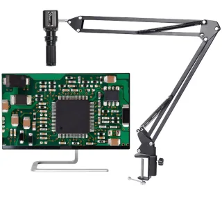 HAYEAR 21MP HDMI Industrial Microscope 1X-130X Zoom 1080P Camera C Mount Lens Remote Control For Digital Image Acquisiti