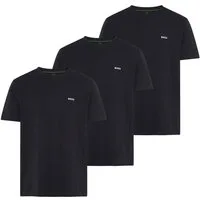 BOSS GREEN T-Shirt Tee 3Pack Regular Fit (Packung, 3-tlg., 3er-Pack) Stretch Jersey Cotton, Logo on Chest, Sparpackung
