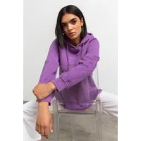 SENSES.THE LABEL Kapuzensweatshirt mit Seitenschlitze