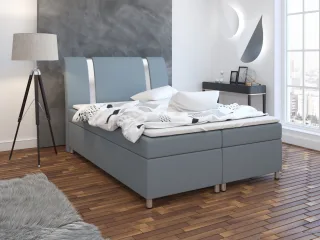 Boxspringbett Schlafzimmerbett TIAN 200x200cm inkl.Bettkasten