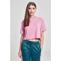 URBAN CLASSICS Rundhalsshirt Damen Short Oversized T-Shirt