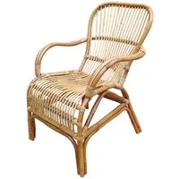 Rattani Rattanstuhl Rattansessel/Rattanstuhl Sidney, Rattan naturbelassen Relexsessel, Relexsessel mit aussergewöhnlichen Sitzgefühl .