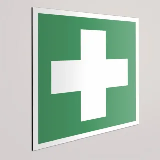 Notfall, Erste Hilfe Schild 112