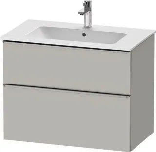 Duravit D-Neo Waschtischunterbau wandhängend Betongrau Matt 810x462x625 mm - DE4362070070000 DE4362070070000