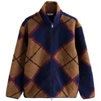 Next Fleecejacke Bedruckte Fleecejacke mit Reißverschluss (1-St)