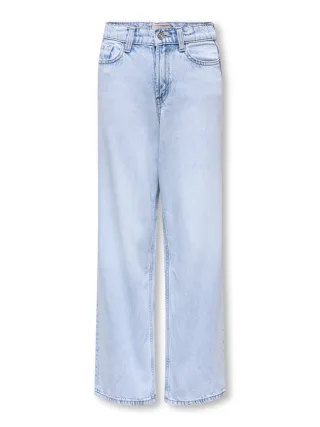 KIDS ONLY - KOGSILKY SOFT HW WIDE DNM PIM120 Light Blue Denim - Gr. - 164
