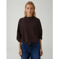 OPUS Sweatshirt GUMIPA mit softer Oberfläche Weite Passform, schmal zulaufend, überschnittene Schulter, Funnel Neck