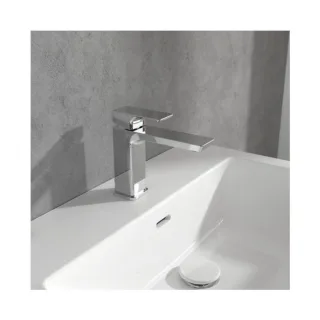Villeroy und Boch Subway 3.0 Einhebel-Waschtischarmatur TVW11200300061 ohne Ablaufgarnitur, chrom