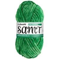 myboshi Samt Wolle, Chenille Garn Häkelwolle, 100 m (1-St., Samt Wolle Original Chenille Garn), Uni