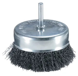 Makita Topfbürste, 50 mm - gewellt - verzinkter Stahl - Rundschaft - D-39914