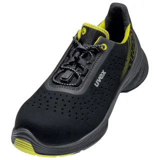 uvex 1 G2 Sicherheitsschuh S1 Halbschuh gelocht schwarz/gelb 43 - 6843743