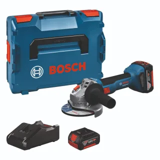 Bosch Akku-Winkelschleifer GWS 18V-8, 2 x Akku GBA 18V 5.0Ah, L-BOXX 136 - 06019N9003