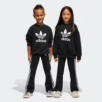 adidas Originals Trainingsanzug LOOSE CREW FLARED KIDS LEGGINGS SET (2-tlg)
