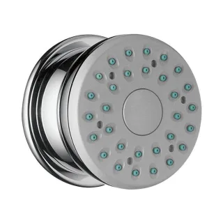 hansgrohe Bodyvette Seitenbrause 28467000 mit Wasserstop, runde Rosette, 1jet, chrom
