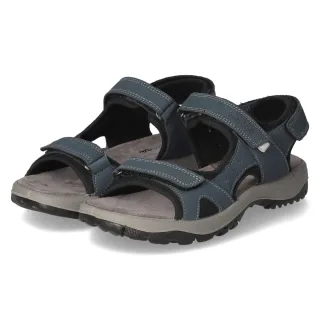 Beliana Sandalen - Gr. 36 - Blau - Rauleder