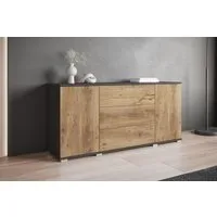 OTTO home Sideboard Kenia, Kommode für das Schlafzimmer/Wohnzimmer (1 St), Modernes Sideboard mit 3 Schubladen und 4 Fächern, Breite 150 cm