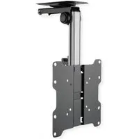 VALUE Monitor-Halterung TV-Deckenhalterung, (bis 37 Zoll, klappbar, 17-37 Zoll, bis 20 kg)