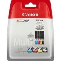 Tinte Multipack CLI-551 Blister-Verpackung mit Sicherheitsband