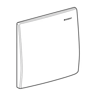 Geberit Abdeckplatte 16x16cm 243853FW1 zu UR-Strg.