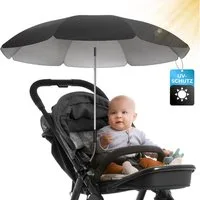 Styngard Kinderwagenschirm Sonnenschirm Kinderwagen UV Schutz 50+ / 70 cm Durchmesser