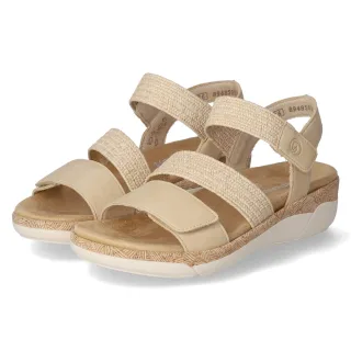 Remonte Sandalen  Beige - Gr. 36 -  Textil