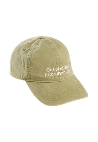 camel active - Cap aus reiner Baumwolle deep olive - Gr. - OS