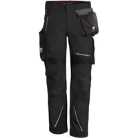 Qualitex Workwear Arbeitsbundhose BUNDLE IRON Arbeitshose + Workertasche aus Lyocell, Cordura & Stretch (2-tlg) funktionale Werkstatthose mit 19 Taschen - Atmungsaktiv - Dehnbund