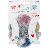 Prym Druckknopf - Love Jersey Ring Druckknöpfe in Blumenbox
