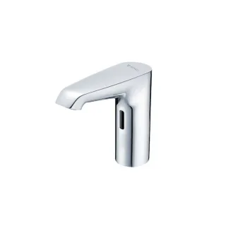 Schell XERIS E2 Infrarot-Waschtisch-Armatur 002600699 HD-K mid., Netzbetrieb, verchromt, mit Unterputznetzteil