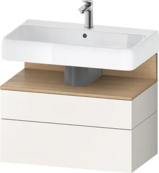 Duravit Qatego Waschtischunterbau wandhängend Weiß Supermatt 790x470x590 mm - QA4394030840000 QA4394030840000