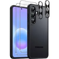 FITSU Handyhülle Hülle für Samsung Galaxy A57 (5G) Case mit Schutzglas und Kameraschutz 6,7 Zoll, Case für Galaxy A57 (5G) Hülle mit Schutzglas und Kameraprotektor