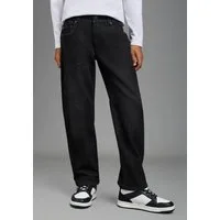 KangaROOS Loose-fit-Jeans Jeans mit weitem Bein, mit Logo-Stickerei