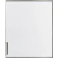Türfront mit Alu-Dekorrahm KF10ZAX0, Türverkleidung weiß/aluminium