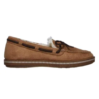 Skechers - "Cozy" Mokassin-Hausschuhe für Damen, Wildlederimitat, Flach (Kastanie)