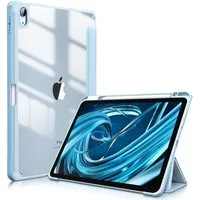 Fintie Tablet-Hülle für iPad Air 11'' M4/M3/M2(2026/2025/2024), iPad Air 5/4 Gen 2022/2020 10.9 Zoll, mit Stifthalter, Hülle mit transparenter Hartschale auf der Rückseite