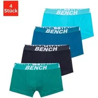 Bench. Boxer Boxershorts für Jungen (Packung, 4-St) mit Bench Schriftzug im Bund