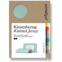 Schlafgut Kissenbezug Pure flexibler Kissenbezug für Nackenstützkissen, (1 Stück), Bio-Baumwolle mit Elasthan, mit Gummizug, bügelfrei
