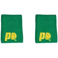 Prince Stirnband x Smiley Schweissband Logo Large grün - 2 Stück