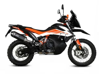 Sport Auspuff MIVV Speed Edge Steel Black KTM 890 Adventure /R Bj. 2021-2023 EURO-5 eintragungsfrei
