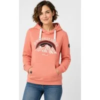SUBLEVEL Hoodie Kängurutasche Elastischer Bund Schriftzug Freizeitlook (1-tlg) D10600BA02734_Sweat