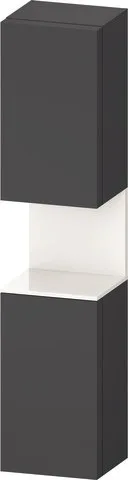 Duravit Qatego Hochschrank Graphit Matt 400x360x1760 mm - QA1346L22490010 QA1346L22490010