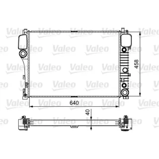 Valeo Motork?hler Mercedes S-Klasse W221 735299