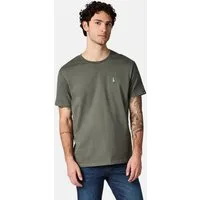 Ragwear T-Shirt Samms C Gots YOUMODO Kurzärmliges Shirt mit Flaschen-Stickerei