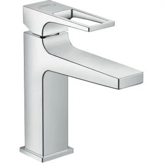 hansgrohe Metropol 110 Waschtischarmatur 74507000 chrom, Bügelgriff, mit Push-Open Ablaufgarnitur