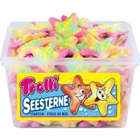 TROLLI Süßigkeit, Trolli Seesterne aus Schaumzucker extraweiche Konsistenz 975g
