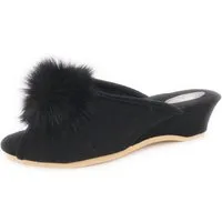 PADERO Helmut Trunte Damen Pantolette Hausschuh Weite G