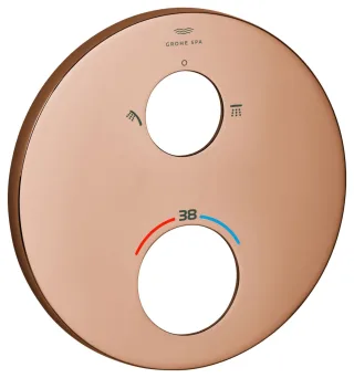 Grohe Rosette 49246 rund für THM-Fertigmontagesets warm sunset, 49246DA0 49246DA0