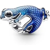 Pandora Bead 792701C01, Silber Metallisch Blauer Gecko