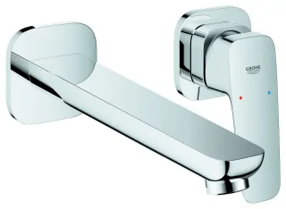 GROHE 2-Loch-Waschtisch-Wandbatterie Cubeo 101789, FMS für 23200003 Ausl. 230mm chrom, 1017890000 1017890000